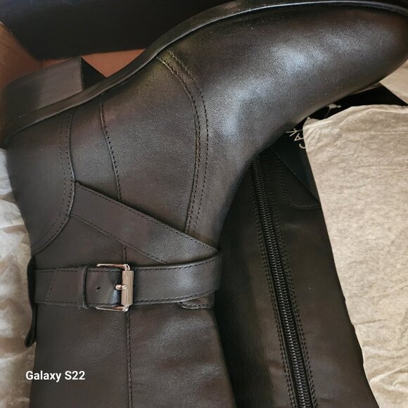 Naturalizer "Rena" Black Leather Riding boots. NIB. Size 6.5 Wide. - Picture 8 of 14